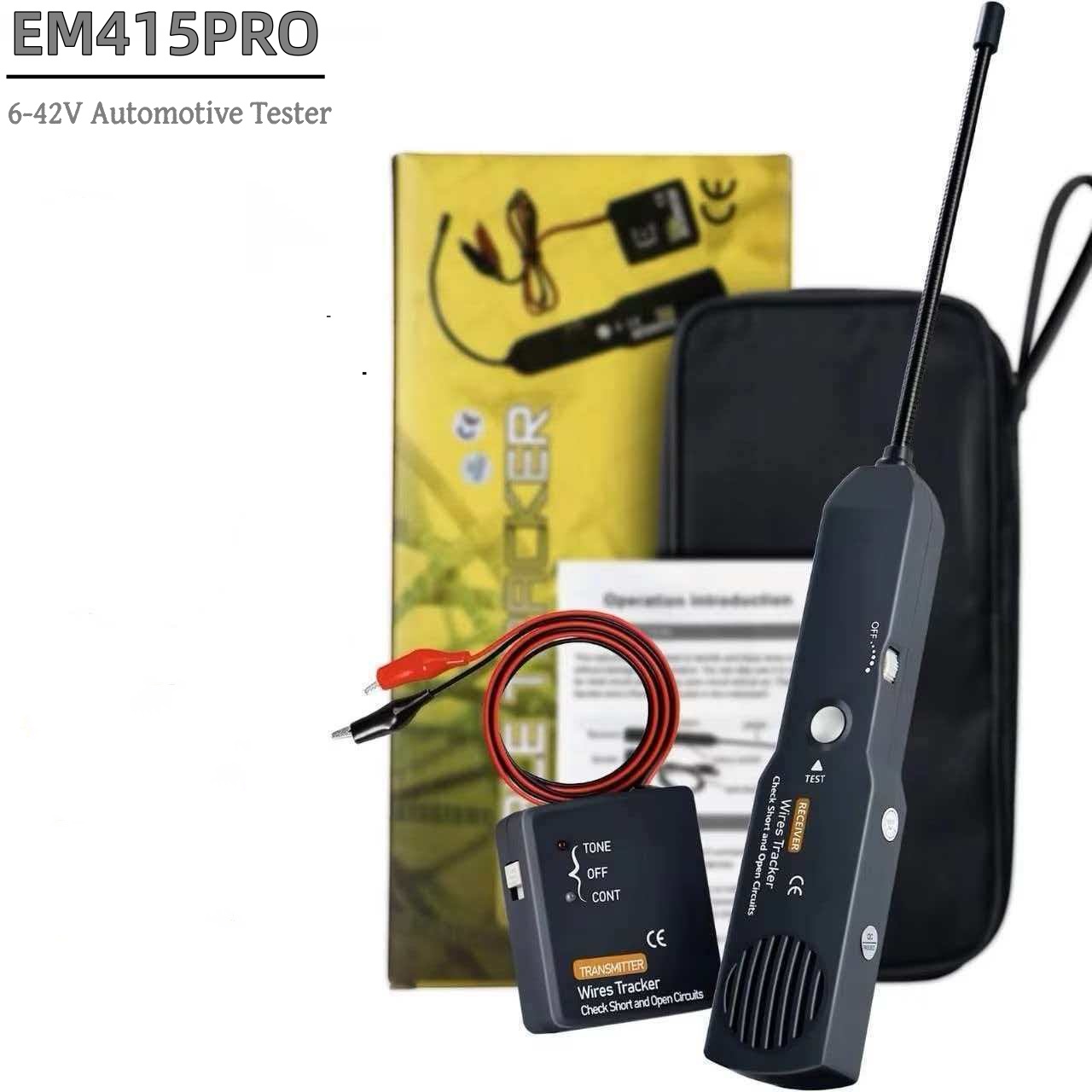 Car Diagnostic Tool - Testeur de circuits automobiles EM415PRO, DC