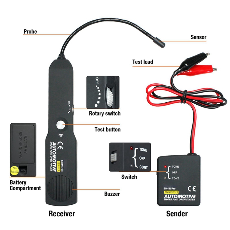 Détecteur de court-circuit et  - Automotive Tools avis et prix