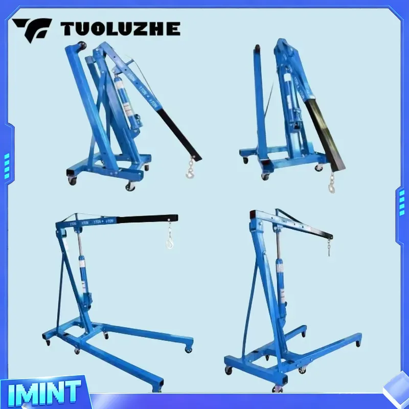 Grue hydraulique pliable bleue - Car Lift avis et prix